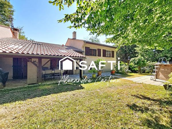 Maison 4 chambres, bureau, 2800 m² de terrain