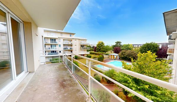 T2 avec balcon dans résidence sécurisée avec piscine à Caen