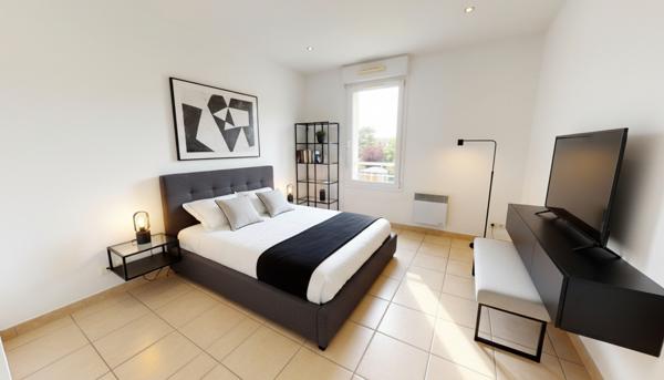 T2 avec balcon dans résidence sécurisée avec piscine à Caen