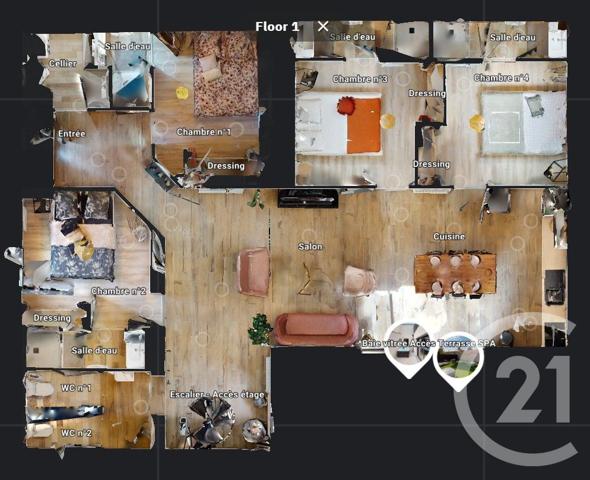 Maison à vendre  6 pièces - 154,09 m2 LUCON - 85