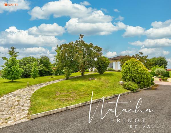 Une maison familiale avec sous-sol complet, jardin arboré et piscine, au cœur de Fronton