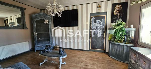 Maison semi mitoyenne - semi plain pied - Jardin - Garage