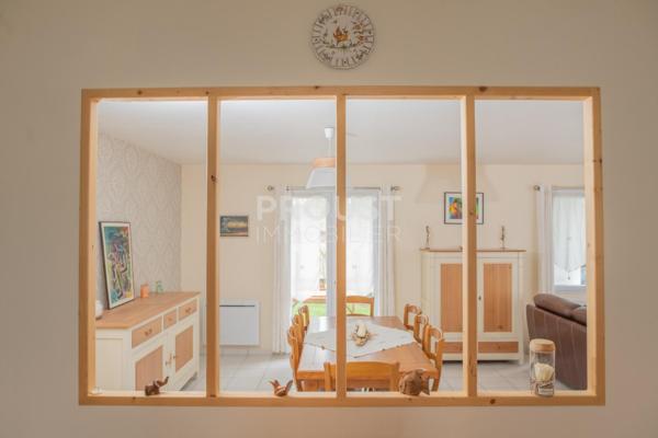 En exclusivité, mauzé sur le mignon pavillon de plain-pied 3 chambres, jardin et garage.