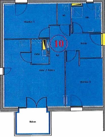 T3 récent avec balcon