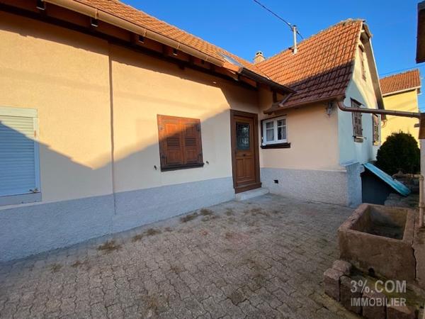 3%.COM Maison à rénover avec jardin sur terrain de 4.85 ares Gougenheim (67270)