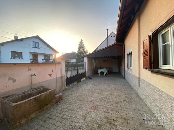 3%.COM Maison à rénover avec jardin sur terrain de 4.85 ares Gougenheim (67270)