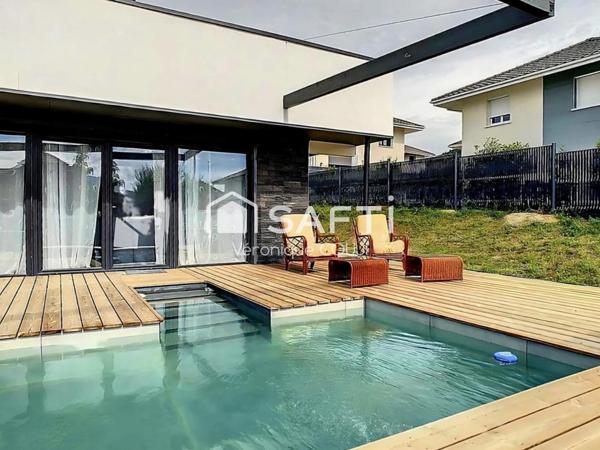 Maison d'architecte familiale, moderne et récente à Allinges