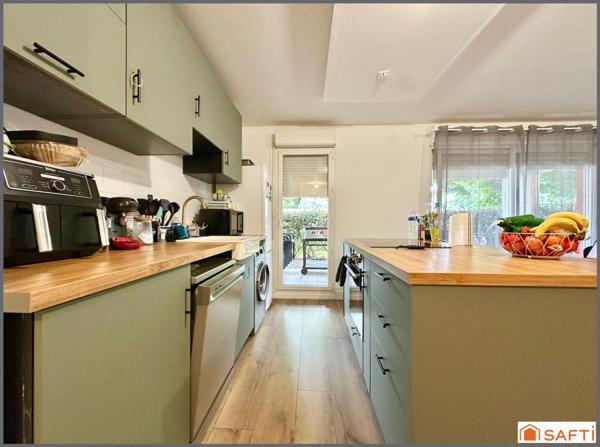 Appartement au RDC avec jardin et place de parking