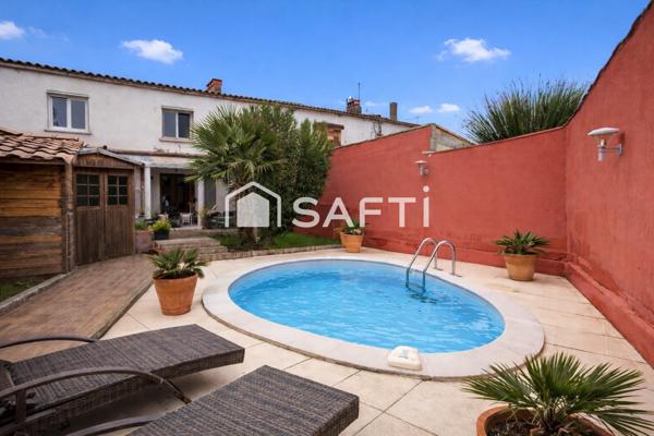 Maison de ville rénovée avec piscine – Quartier calme proche centre de Carcassonne