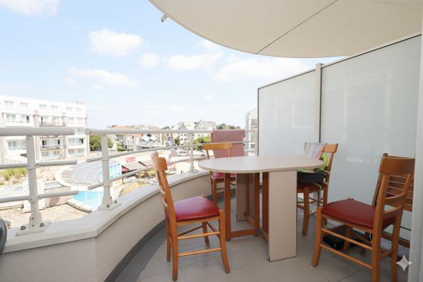 Appartement Pornichet 1 pièce(s) 26.08 m² - La mer et le remblai à quelques pas - Résidence avec ascenseur