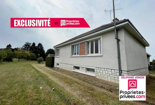 Exclusivité - Maison sur sous-sol sur un terrain constructible de 2 250 m² environ à 2 pas des écoles à Châteauneuf Sur Loire