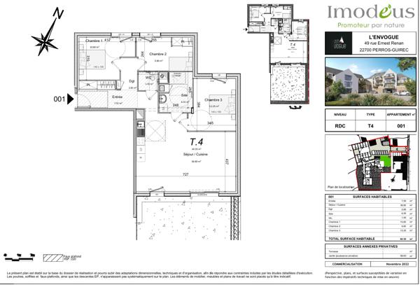 Dernières opportunités 6 Appartements  3T3 et 3T4