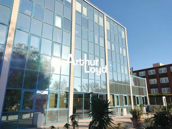 BUREAUX PMR EN OPEN SPACE A LOUER SUR NICE OUEST 670M² DIVISIBLE QUARTIER MERIDIA NICE ECO VALLEE