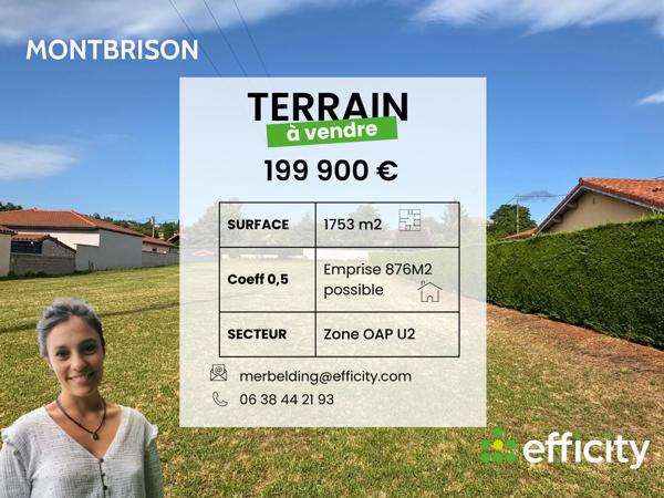 Terrain - 1753 m² Exclusivité efficity