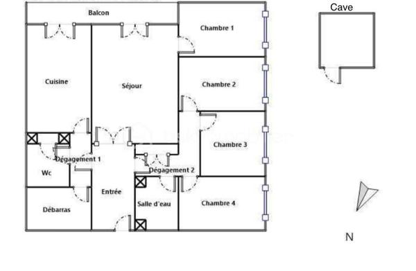 Appartement de 108 m²