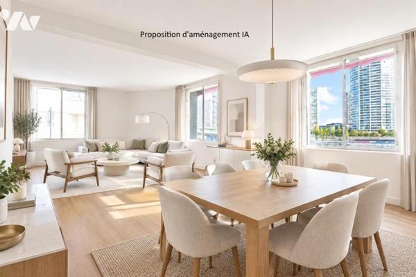 Appartement familial avec vue Seine