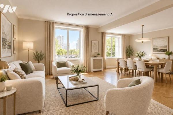 Appartement familial avec vue Seine