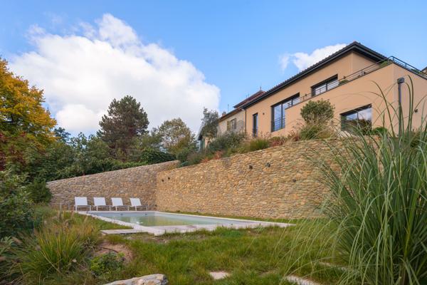 Saint Didier au Mont d'Or - Vue imprenable - Maison neuve de 140m2 env. 3 chambres - Terrain de 516 m2 env
