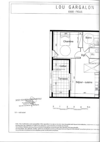 Appartement 2 pièces 45.55 m2