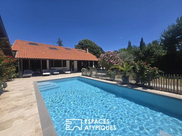 Maison familiale avec jardins en terrasses et piscine Toulouse Est