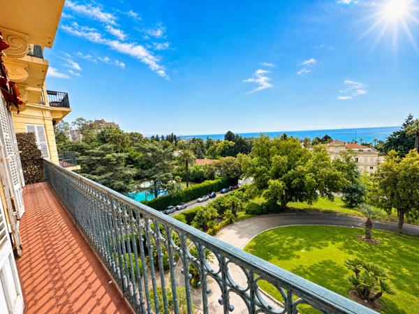 Cannes (06400) 3 Pièces coup de coeur avec VUE MER, balcon et garage