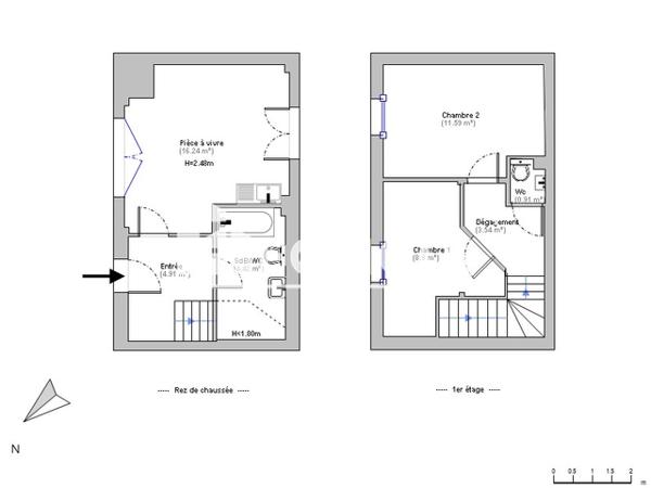 Location Appartement 3 pièces 50.51 m² - 59 RUE DES OISEAUX Mulhouse 68200