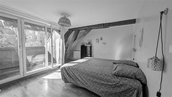 Jardin des plantes – Triplex avec terrasse et stationnements – 569.000 € fai