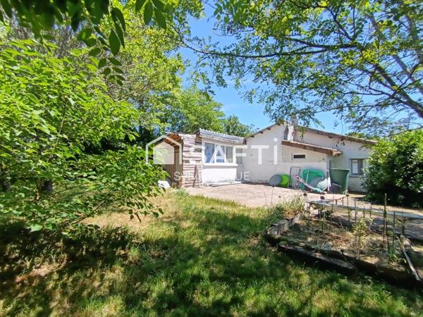 Maison T4 de plain-pied avec jardin au cœur du Quercy Blanc