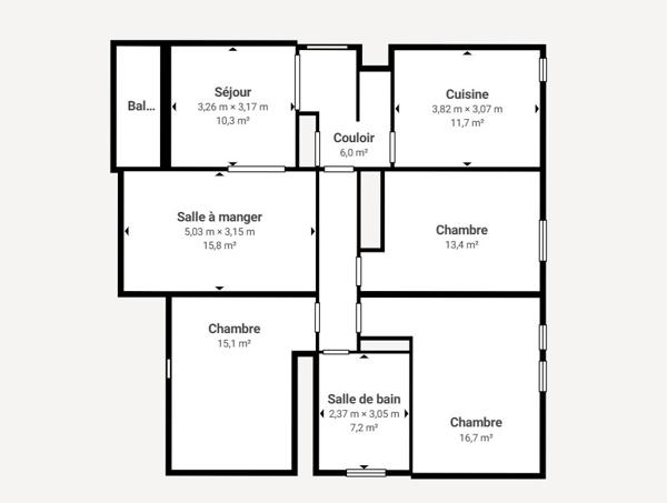 Appartement à vendre sur CARCASSONNE