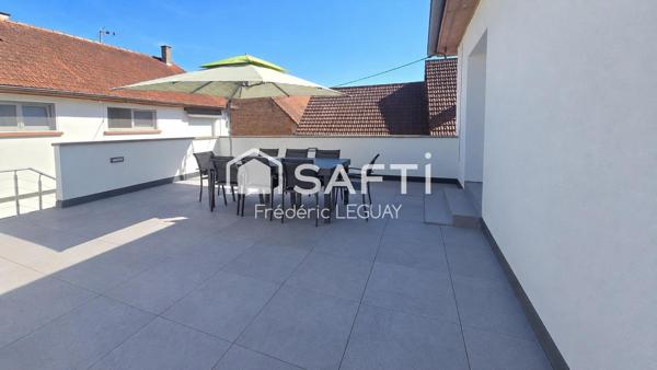 Bel appartement avec garage et grande terrasse