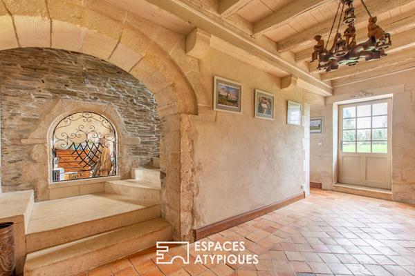 Élégante demeure du XVIe et XVIIIe siècles à proximité des plages