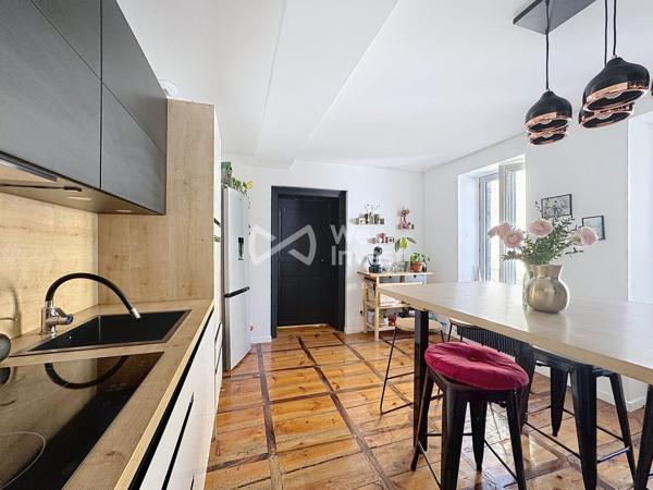 Maison + appartement, 5 chambres - 146,5 m2 - DPE C