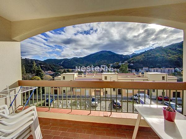 Appartement à vendre à Amélie-Les-Bains Palalda, 56m², 2 pièces ,avec terrasse, parking et cave