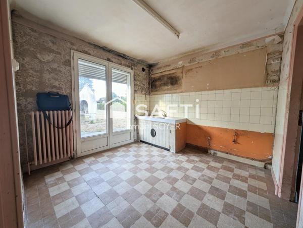 MAISON 2 CHAMBRES, GD BUREAU, DEPENDANCES, JARDIN