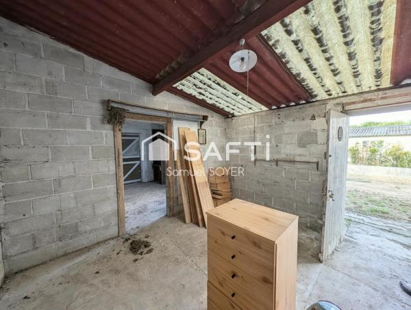 MAISON 2 CHAMBRES, GD BUREAU, DEPENDANCES, JARDIN