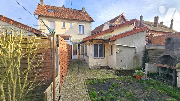 Exclusivité : Maison T3 avec dépendance, jardin , cave à TERGNIER (02)