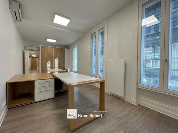 Bureaux à louer Lyon 2ème en centre-ville avec climatisation réversible