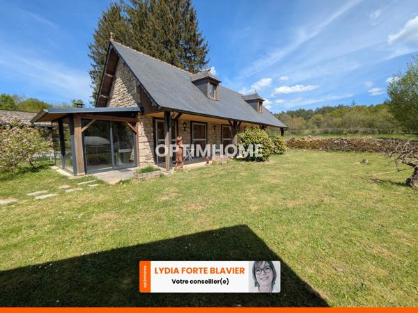 Propriété de caractère avec dépendances, piscine et 1,4 hectare de terrain – cadre exceptionnel en Corrèze