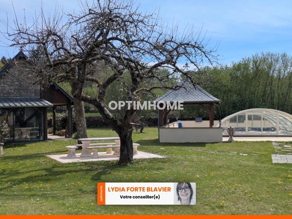 Propriété de caractère avec dépendances, piscine et 1,4 hectare de terrain – cadre exceptionnel en Corrèze