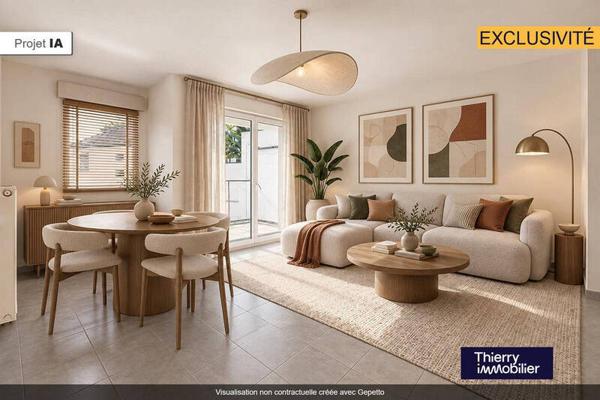 Appartement 2 pièces                                        - 44300 Nantes - Eraudière Réf : 129670