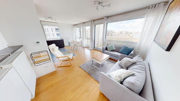 Appartement Ivry Sur Seine 3 pièces 65 m2 - Balcon - Vue panoramique