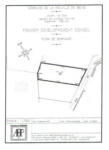 Vente / Terrain constructible
