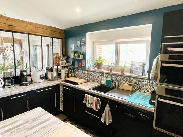 Belle longère à vendre à Bellevigne en Layon - 6 pièces, 194 m² - vie plain pied - 5 chambres.