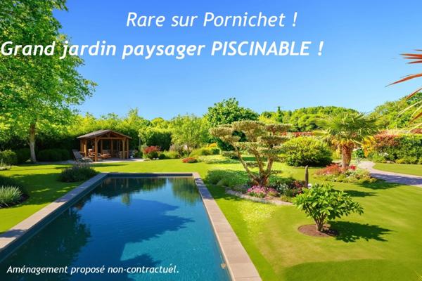 PORNICHET – À VENDRE VILLA FAMILIALE 5 CHAMBRES AU CALME, PROCHE PLAGES ET COMMERCES, SENTIERS PEDESTRES ET CYCLABLES