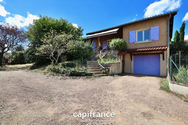 SOUCIEU EN JARREST - Maison de 98,50m² avec sous sol aménageable - Garage/atelier