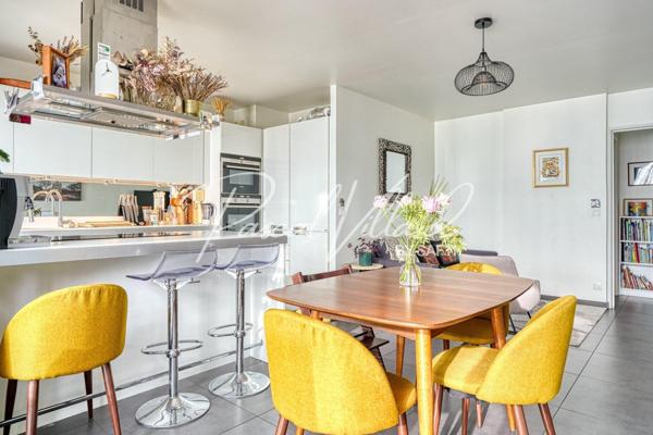 EXCLUSIVITÉ – BOULOGNE-BILLANCOURT QUARTIER ÎLE SEGUIN / RIVES DE SEINE – TRAPÈZE APPARTEMENT 3 PIÈCES TRÈS FONCTIONNEL