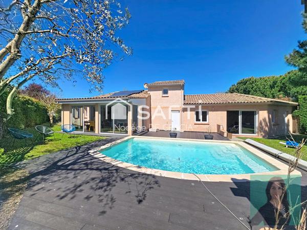 Superbe villa T6 150 m2 avec piscine + potentiel d'extension de 40m2