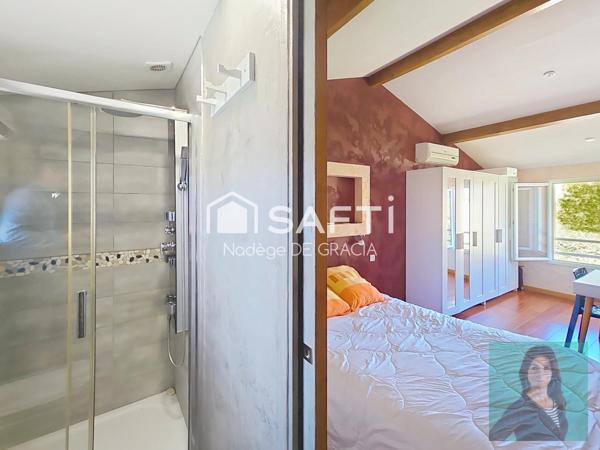 Superbe villa T6 150 m2 avec piscine + potentiel d'extension de 40m2