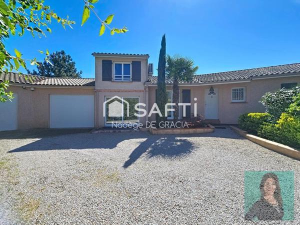 Superbe villa T6 150 m2 avec piscine + potentiel d'extension de 40m2