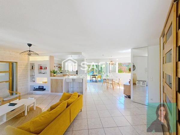 Superbe villa T6 150 m2 avec piscine + potentiel d'extension de 40m2